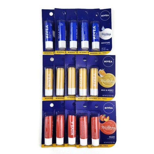 Milk & Honey Peach Moisturize Lips 0.17 Oz 12 Pack