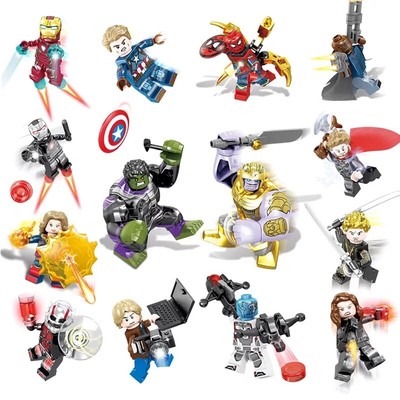 16pcs//lot Red Battle Droid Action Figure Superhero Lego Minifigure Toys
