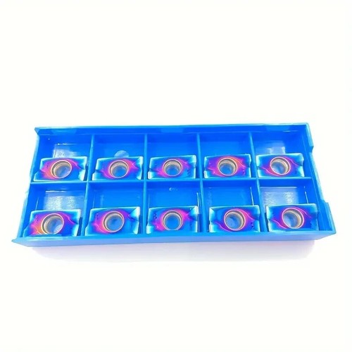 10pcs APMT1604 PDER-DP Carbide Inserts for 400R Milling Nano Blue HRC65
