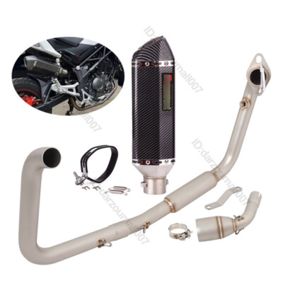 For Benelli TNT 135 125 2017-2023 Exhaust Header Pipe Slip-on Muffler Motorcycle