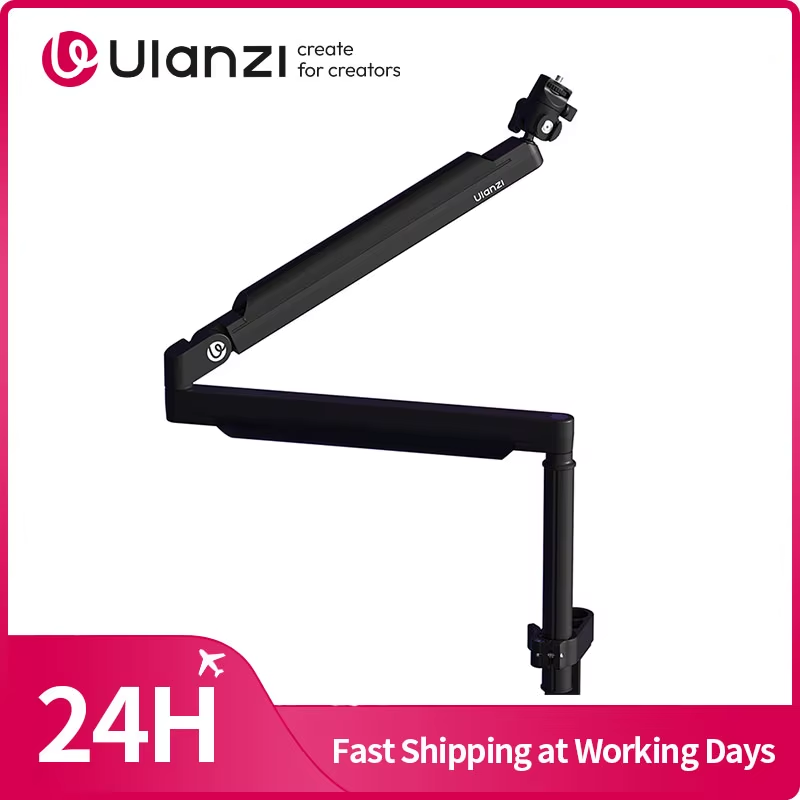 Adjustable Microphone Boom Arm Microphone Stand for Mic Camera Phone for Live-St