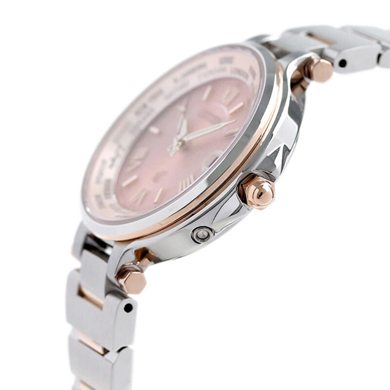Pre-owned Citizen Xc Happy Flight Ec1014-65w Eco-drive Radio Analog Women Watch Japan