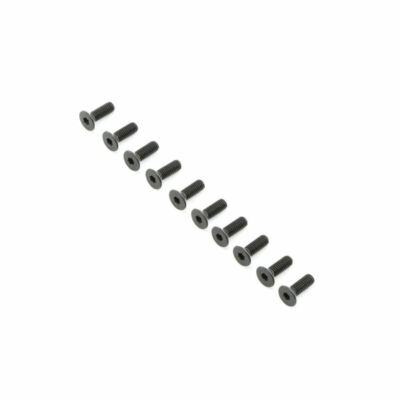 M4x12mm Flat Head Screws (10) Team Losi Racing TLR255013