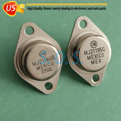 For OnSemi MJ21195G & MJ21196G Transistors Complementary Pair Subs S40442 S40443