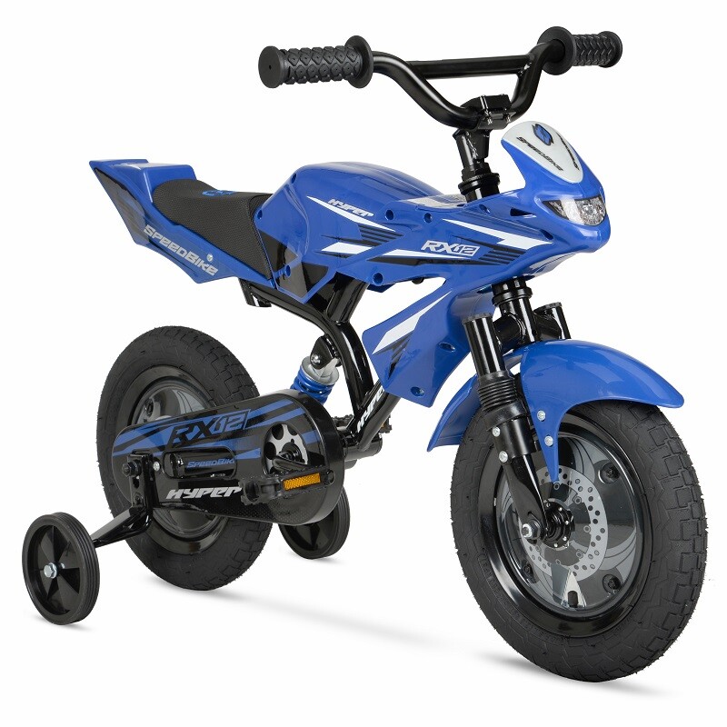 HYPER 12" BOYS SPEEDBIKE, BLUE *DISTRESSED PKG