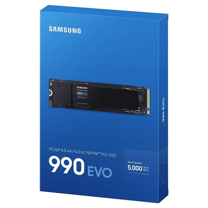 内蔵型SSD Samsung 990 EVO SSD 1TB Samsung - 990 EVO PLUS SSD 1TB, PCIe Gen 4x4 | 5x2 M.2 2280