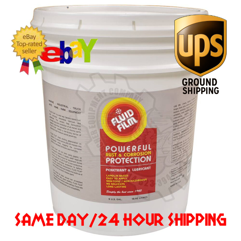 Fluid Film 5 GALLON  Anti Corrosion Penetrant & Lubricant NON TOXIC 