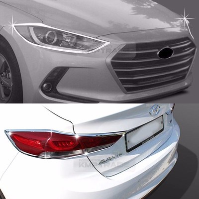 Front Head Light Lamp Reflector Cover Yellow Decal for HYUNDAI 2017-18 ElantraGT