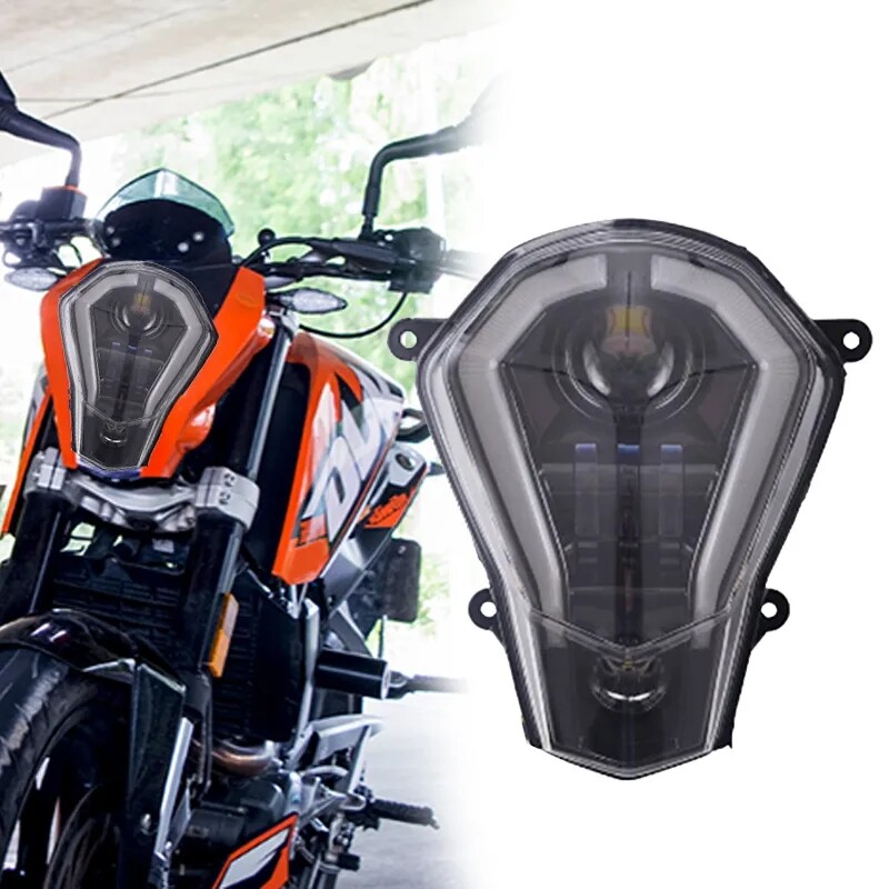KTM DUKE390 ETC キャリア S21 LED電飾 エルゴシート LED HeadlightFor