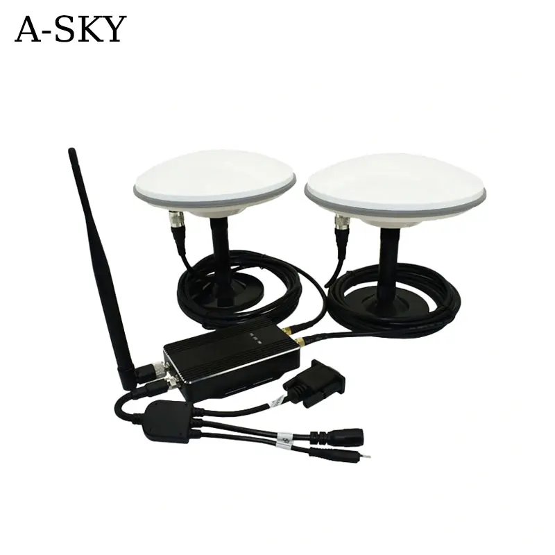 K978 GPS GNSS RTK Module Receiver Base Rover Antenna Radio UM982 Heading Auto Pi
