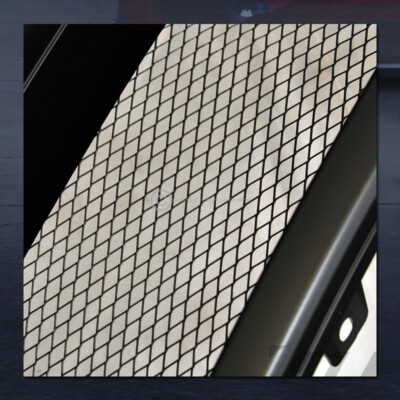 For 2008-2010 Accord 4 Door Matte Black Aluminum Mesh Front Bumper Grille Guard