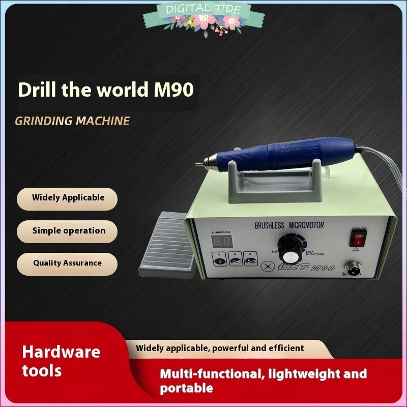 High Speed 70000/90000RPM Brushless Motor Micromotor Polishing Machine with Hand