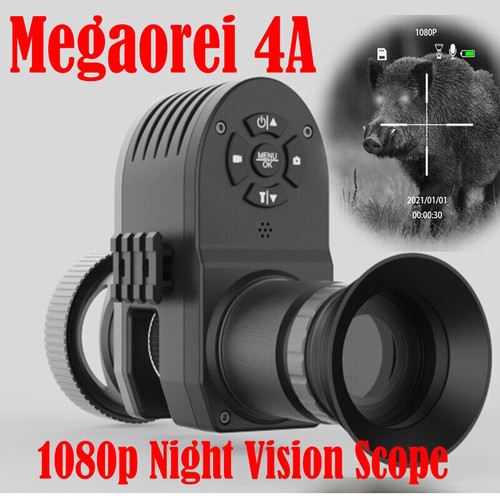 1080P 4X Megaorei 4A Telescope Sight Monocular Hunting Night Vision Scope Camer