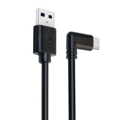 10ft Link Cable for Oculus Quest 2/3 Type-C Right Angle to USB A Charging Cord
