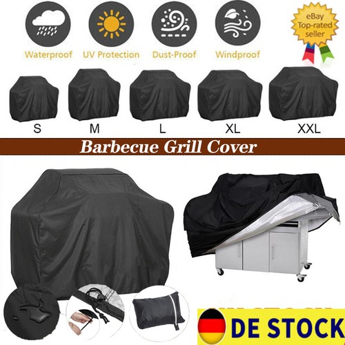 XS-XXL Gasgrill Abdeckung Grill Abdeckhaube BBQ Schutzhülle Regenschutz Haube DE