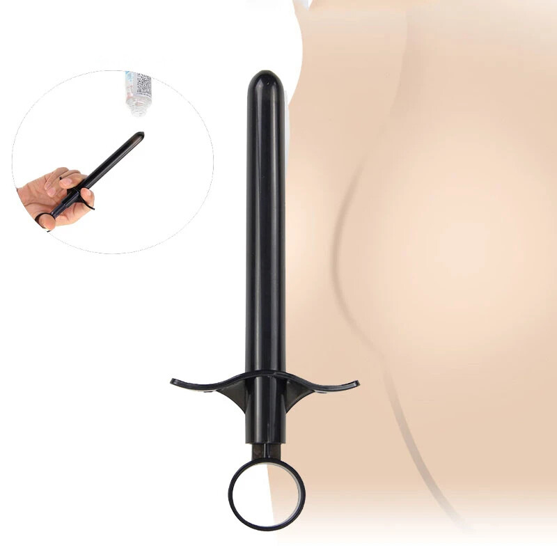 Anal Lubricant Injector Tube Lube Shooter Launcher Syringe Applicator Inject