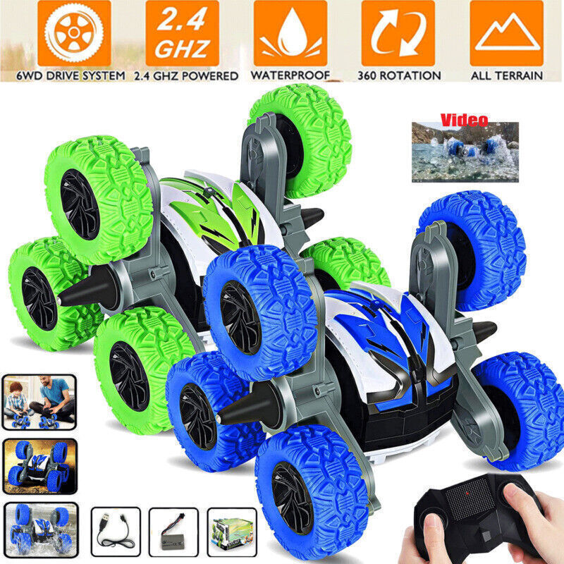 Remote Control 360&deg; Rolling Rc Amphibious Car 1@