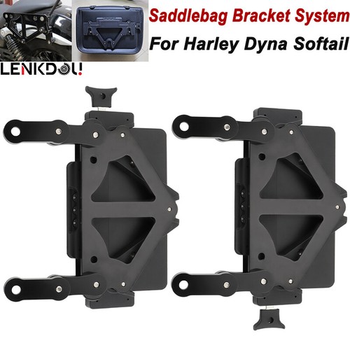 Universal Quick Release Saddlebag Pannier Mounting Kit Lockable