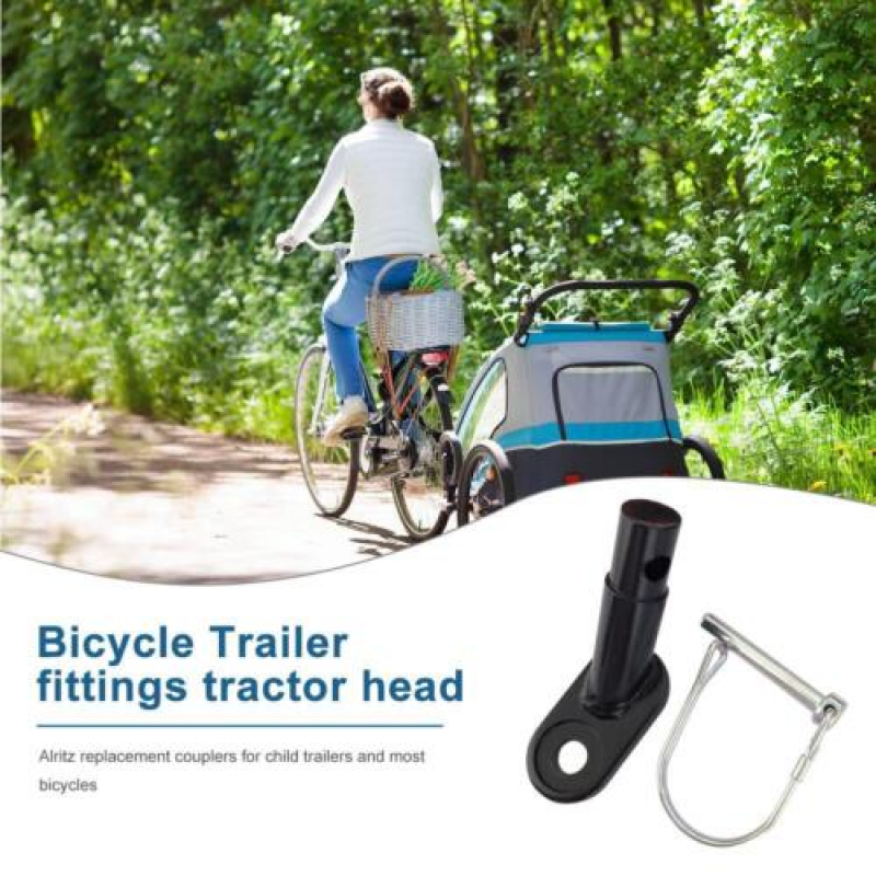 Trailer Hitch Connector Replacement Mounting Adapter Axle Bicycle Access