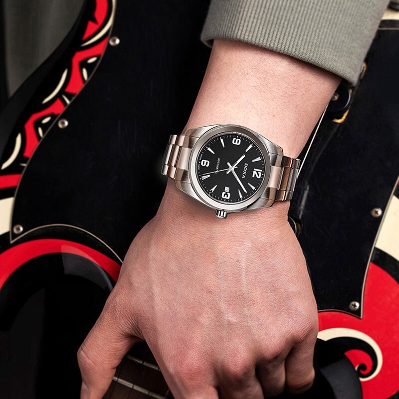 Pre-owned Doxa Automatic Mechanical Watch Waterproof 5bar Men's Business Watch D205sbk