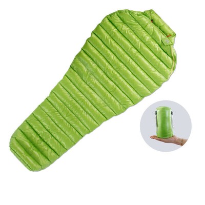 AEGISMAX Gänsedaunen Schlafsack Ultraleicht Mumienschlafsäcke Extrem-Leicht