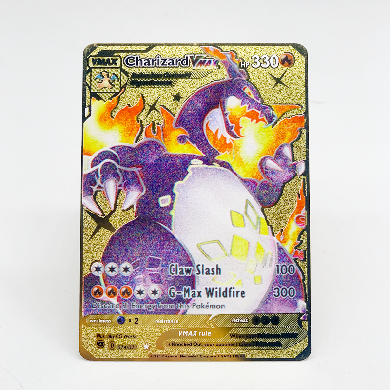 Pokemon Charizard VMAX (Shiny Glurak Gigantamax) Englisch - Custom Trading Card