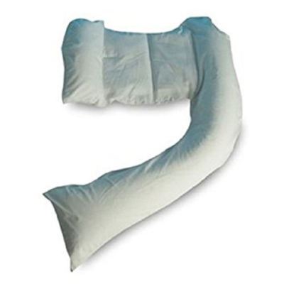 Dream Genii 2 in 1 Pregnancy Support & Feeding Pillow - Grey 1 2 3 6 12 Packs