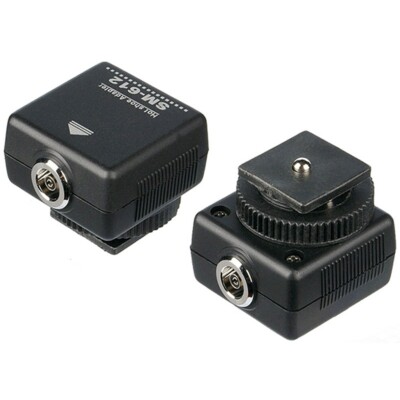 SMDV PC Sync Mini Hot Shoe Adapter SM-612 for Digital Mirrorless Camera DSLR SLR