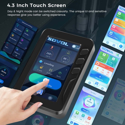 Sovol SV06 Plus 3D Printer w/ 300℃ High Temp 150mm/s High Speed All Metal Hotend