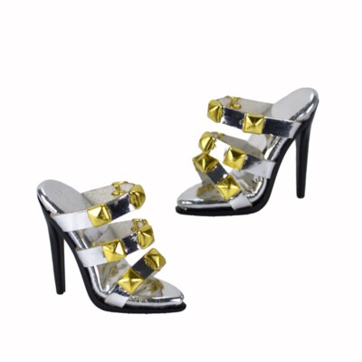 Nu.face STYLE LAB AYUMI NAKAMURA Gold Pyramid silver shoes for FR6.0 FR2