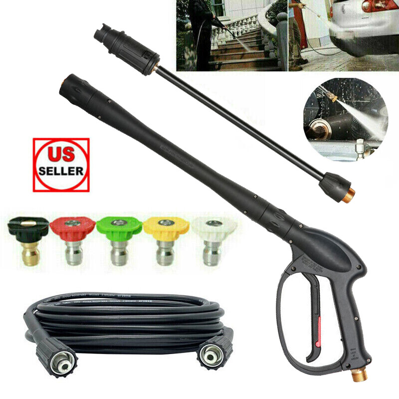 3000PSI High Pressure Car Power Washer Gun Spray Wand Lance 