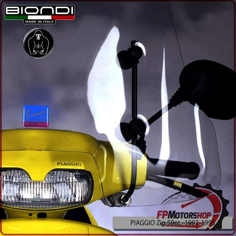 KIT ATTACCHI PARABREZZA SCOOTER PER PIAGGIO ZIP BIONDI 8500936 50 92> FAST RIDER