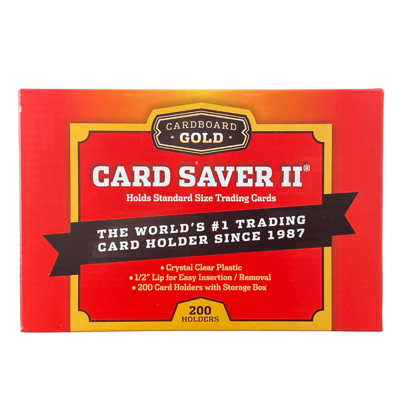 Cardboard Gold Card Saver 2 Holder Semi Rigid Sleeves 50 100 200 500 1000 2000