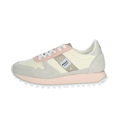 

Женская обувь Blauer Кроссовки Кожа и ткань S3MILLEN01 / Nyt White Nude, Multicoloured