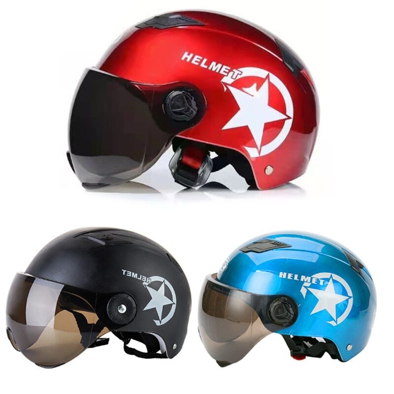 Electric scooter helmet sun protection helmet Engine Half Open Face Safety