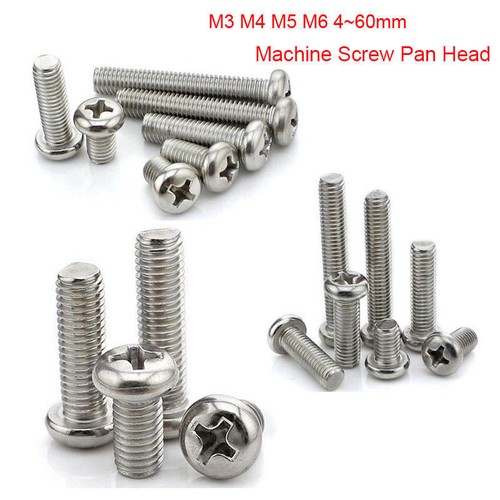Pan Head Machine Screws #4-40 X 5/8 In 316 SS - Foto 3