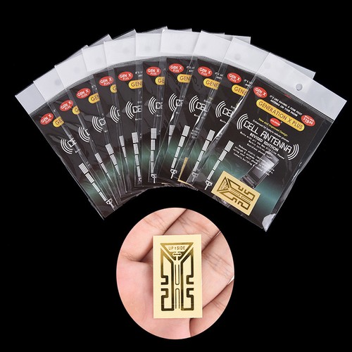 10Pcs Cellphone Phone Signal Enhancement Signal Antenna Booster Stickers_ro