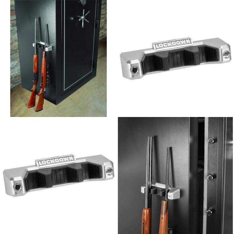 Gun Safe Storage Magnetic Barrel Rest Rack Holder Organizer