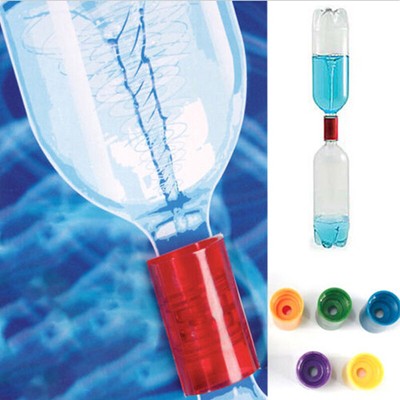 4pcs tornado vortex bottle water connector science cyclone tube experiment   F❤❤