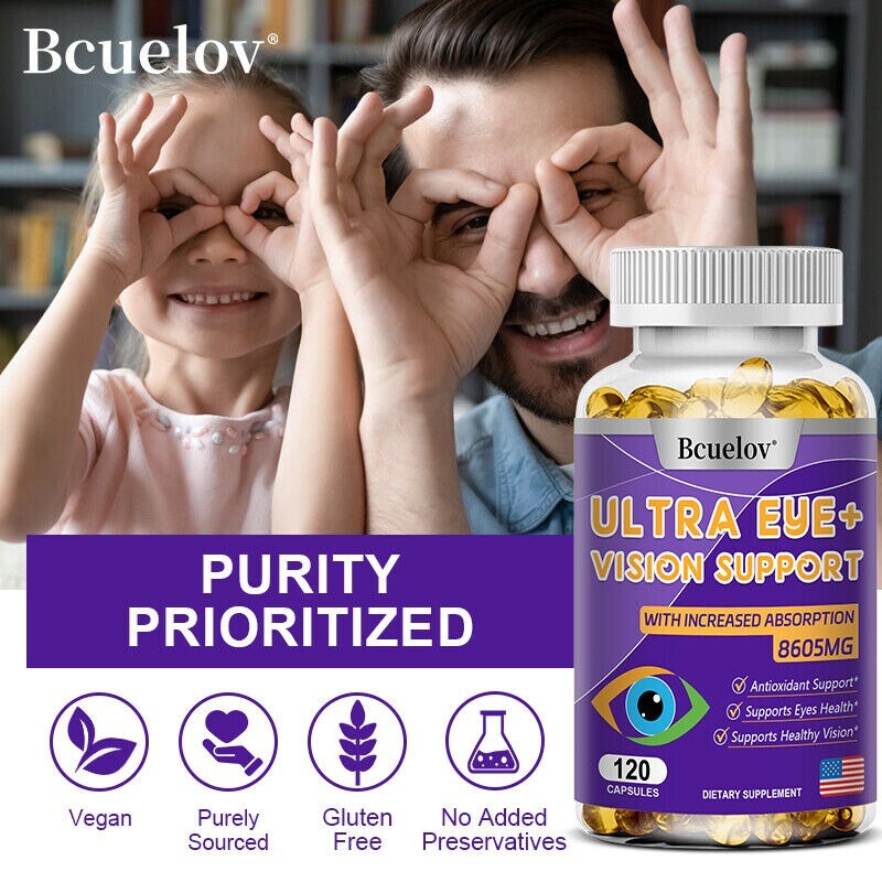 Eye Health Supplement, Lutein and Zeaxanthin, Vision Health, Eye Strain Support