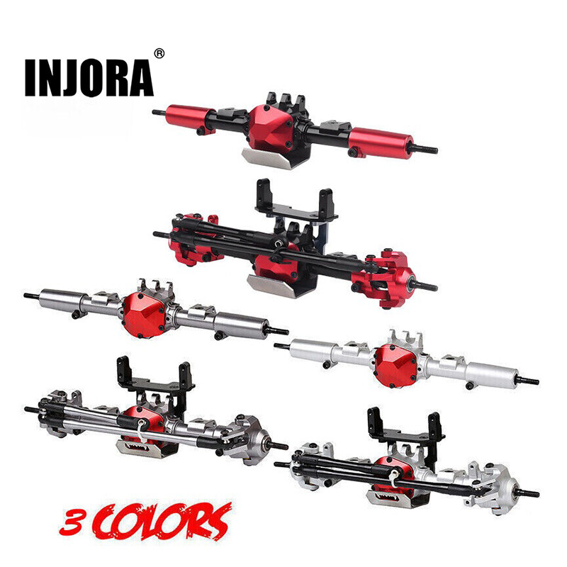 INJORA CNC Front/ Rear Axle for 1/10 RC Crawler Axial SCX10