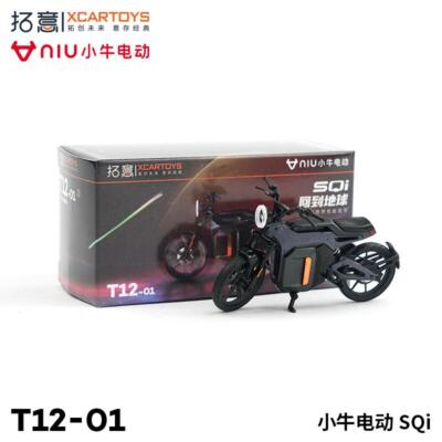 XCarToys 1:24 Niu Technologies SQi Black / Green Diecast Model Car