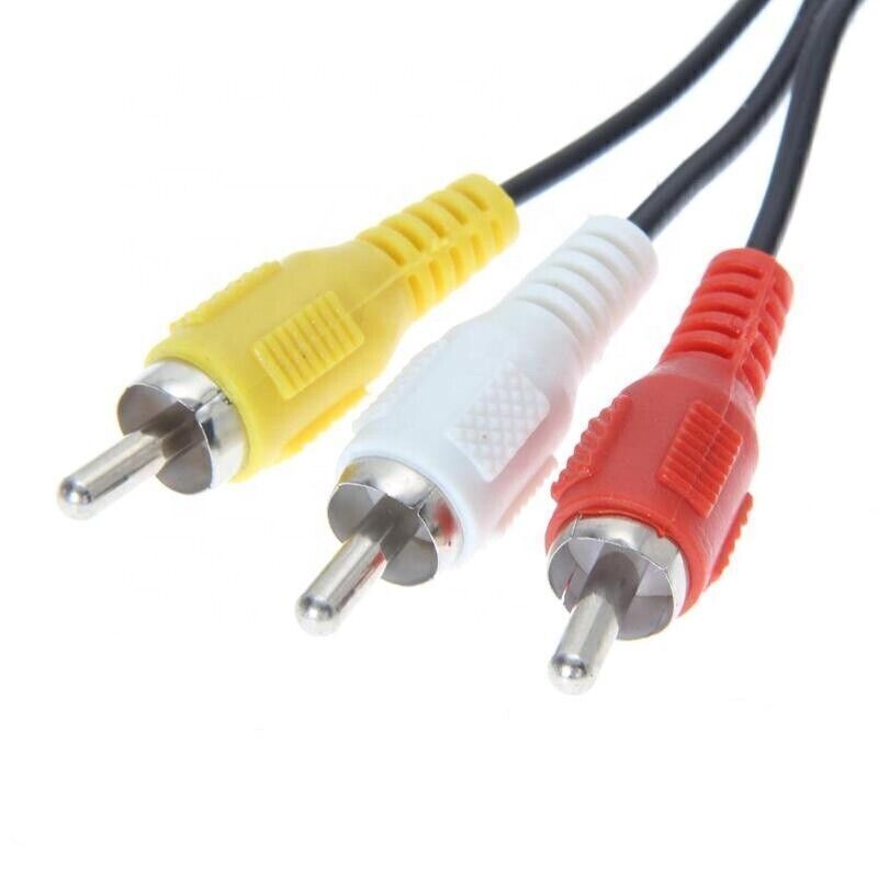 N64 SNES Gamecube 6FT RCA AV TV Audio Video Stereo Cable Cord For Nintendo64 US