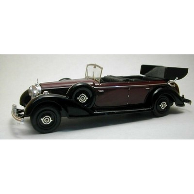 RIO RI4021 MERCEDES 770 OPEN CABRIO 1938 AMARANT/BLACK 1:43 MODELLINO DIE CAST c