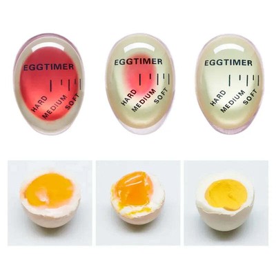 Color-Changing Egg Timer - Soft & Hard Boiled Egg Cooker Eco-Friendly Resin Gadg