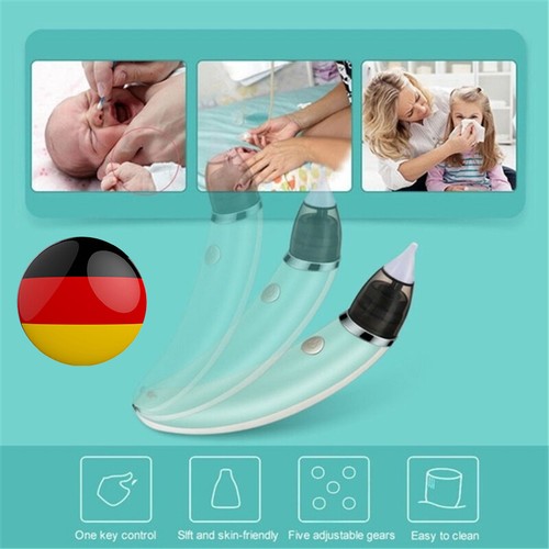 Elektrischer Nasensauger Baby Nasenreiniger Nase Reiniger Nasal Aspirator DE NEU