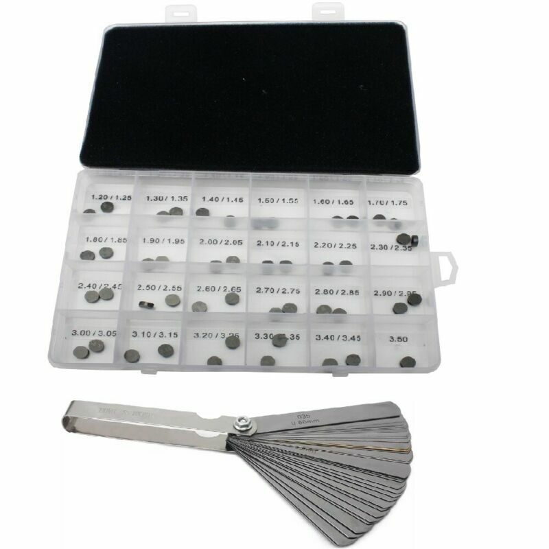 Valve Shim Kit Feeler Gauge Kit for Honda CRF250R CRF250X 2004-2017 47PC 7.48mm
