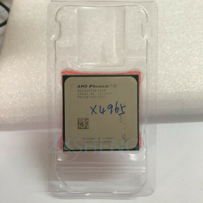 AMD Phenom II X4 965 CPU Quad-Core 3.4 GHz 6M 125W Socket AM3 Processors