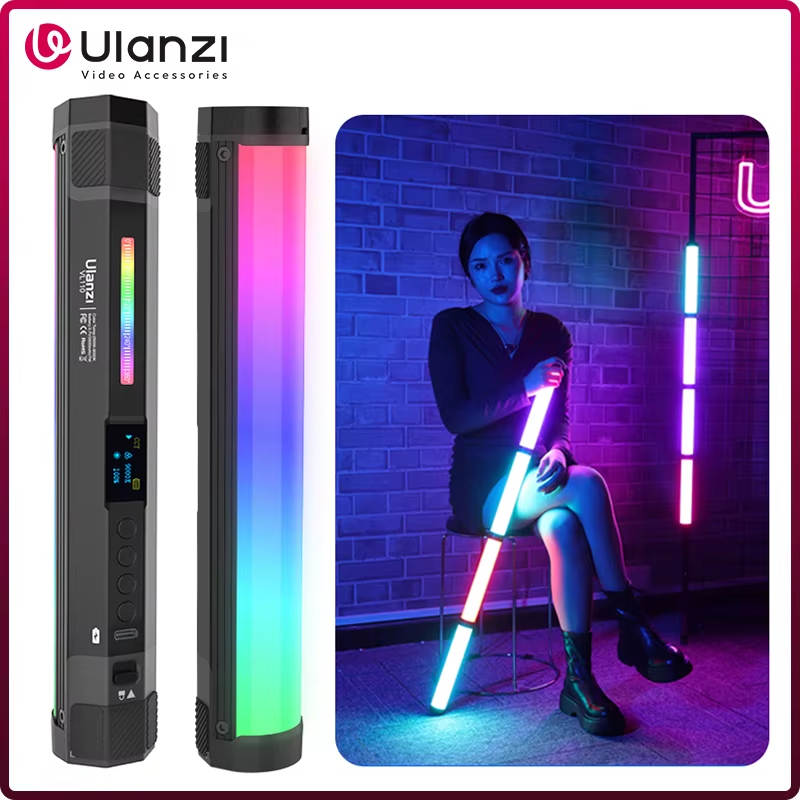 VL110 24CM Handheld Light Wand 2500K-9000K RGB Colorful Stick Light 2600mAh Asse