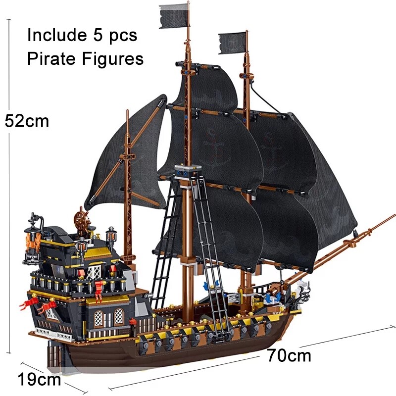 1334 Teile Großes Piraten Schiff von Zhe Gao QL1803 NEU Lego kompatibel 